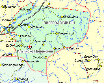 Карта ильинско подомское с улицами